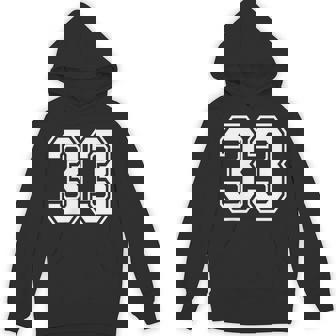 33番のスポーツスタイル。ホワイト。 パーカー - Kawaiitshirt