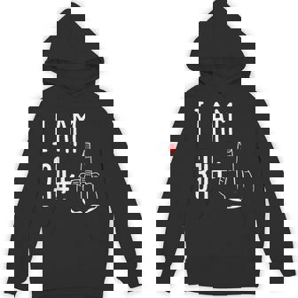 I Am 34 Plus 1 Middle Finger 35Th Women's Birthday Hoodie - Thegiftio