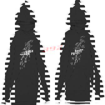 392 パフォーマンス 64 タイヤマーク レースカー パーカー - Kawaiitshirt