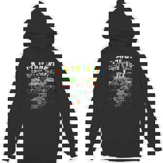 3Rd Birthday 3 Years Old I'm This Many Monster Trucks Old Hoodie | Mazezy