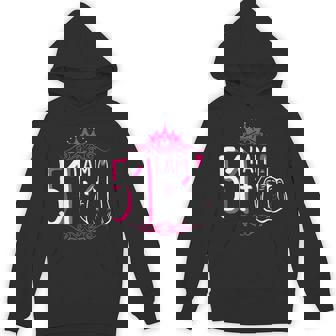 I Am 51 Plus 1 Middle Finger 51St Women's Birthday Hoodie - Thegiftio