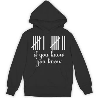 6 7 If You Know You Know Tally Marks Six Seven Meme Hoodie - Thegiftio UK