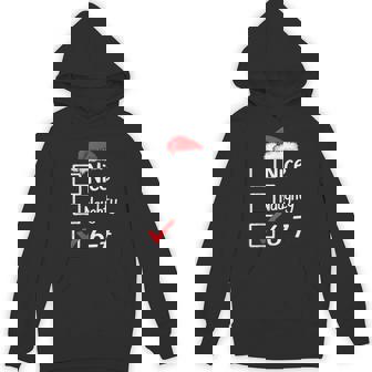 6-7 Meme Nice Naughty 67 Christmas Hoodie | Seseable FR