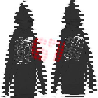 67 Christmas Meme 6 7 Numbers Six Seven Xmas Pajamas Hoodie - Monsterry