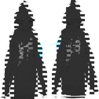 67 Meme Skeleton Hand 6 7 Halloween Six Seven Ns Hoodie | Mazezy