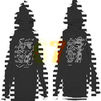 67 Zombie Pumpkin Six Seven Halloween Meme Hoodie | Mazezy