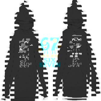 67 シックスセブン 6-7 面白いイタリアンブレインロットスラングゲームミーム パーカー - Kawaiitshirt