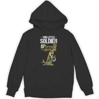 7Th Birthday Army Hoodie - Thegiftio UK
