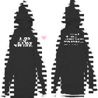 80's Music I Heart Love 80's New Wave Unisex Hoodie | Mazezy