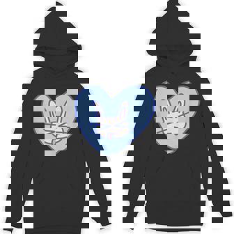 90S Y2k Cheeky Cat In Heart Hoodie - Thegiftio