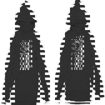 American Flag Football Patriotic Football Unisex Hoodie | Mazezy