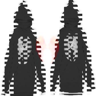 Angel Pink Wings On Back Hoodie - Monsterry