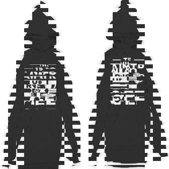 This Animator Runs On Coffee Unisex Hoodie | Mazezy