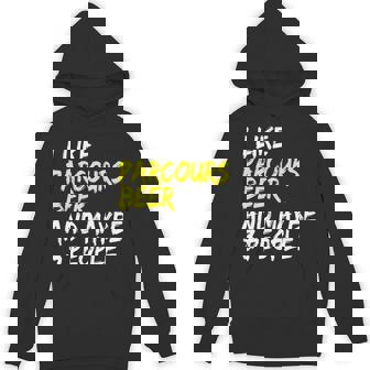 Athlete Saying Design Parkour Runner I Like Beer & Parcours Unisex Hoodie | Mazezy