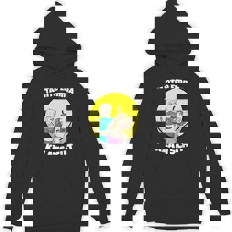 Aunt Emma Techno Hardtekk Raver Breakcore Cybergrind Unisex Hoodie | Mazezy