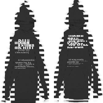 Australian Rules Football Crazy Fans Definition Unisex Hoodie | Mazezy