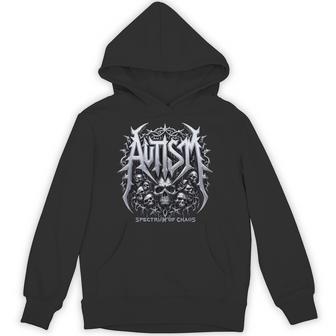 Autism Proud Autistic Af Death Metal Neurodivergent Hoodie - Thegiftio UK