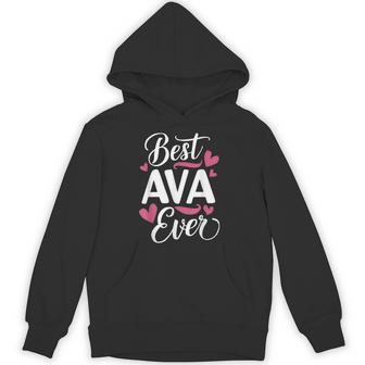 Ava Name Hoodie - Thegiftio UK