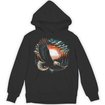 Bald Eagle Forest Animal Wildlife Hoodie - Thegiftio UK