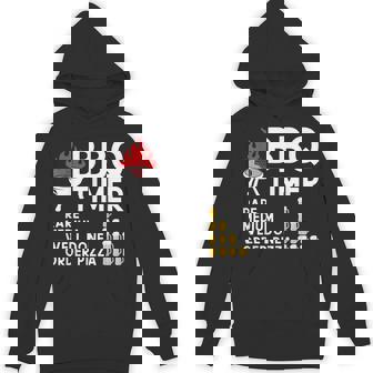 Bbq Timer Barbecue Grilling Smoker Drinking Hoodie - Thegiftio