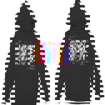 Best Friend レトロレインボーダッシュフラッターシャイレアリティ パーカー - Kawaiitshirt