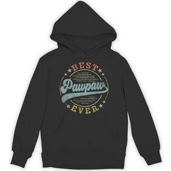 Best Pawpaw Ever Father's Day Pawpaw Vintage Emblem Hoodie - Thegiftio UK