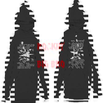 Big Brother Rockin One Birthday Family Matching Rock Guitar Hoodie | Mazezy