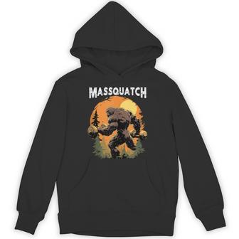 Bigfoot Massquatch Sasquatch Workout Gym Weightlifter Hoodie - Thegiftio UK