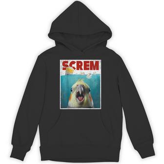 Birb Screm Meme Yellow Cockatiel Bird Owner Jowls Paws Hoodie - Thegiftio UK