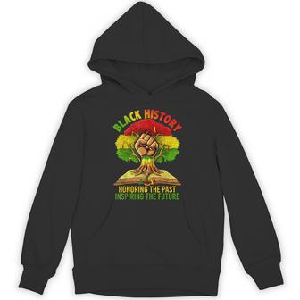 Black History Inspiring The Future African Tree Fist Hoodie - Thegiftio