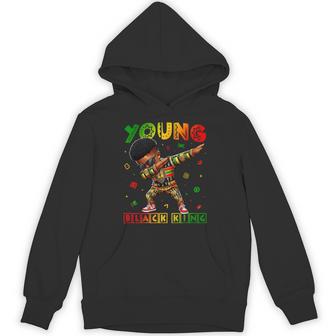 Black History Month Young Black King African Pride Boys Hoodie - Monsterry