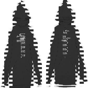 Blessed Pop Pop Grandpa Christian Cross Religious Unisex Hoodie | Mazezy