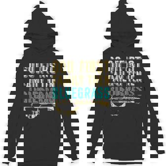 Bluegrass Music Guitar Player And Banjo Instrument Unisex Hoodie | Mazezy