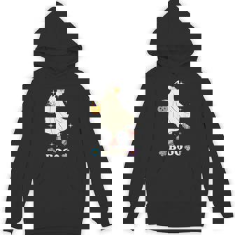 Boo Roller Skating Hippie Ghost Love Roller Skate Halloween Unisex Hoodie | Mazezy