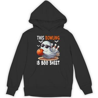 Bowling Is Boo Sheet Halloween Costume Player Team Fan Hoodie - Thegiftio UK