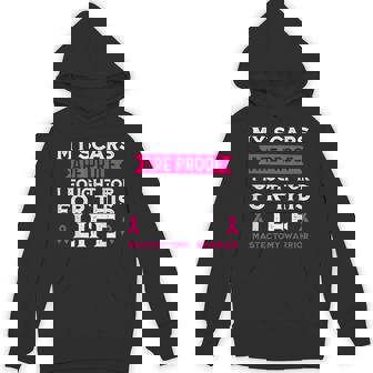 Breast Cancer Warrior Mastectomy Breast Surgery Hoodie | Mazezy