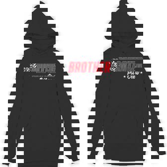 Brother Pit Crew Race Car Birthday Family Racing Boys Hoodie | Mazezy