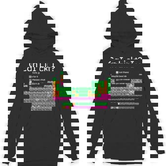 Can I Lick It 周期表 パーカー - Kawaiitshirt