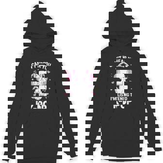 Can't Hear You I'm Listening To K-Pop Music Cat Kawaii Hoodie | Seseable UK