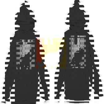 Cat Fluff Vintage Cat Lover Retro Cat Silhouette Hoodie - Thegiftio