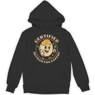 Certified Deviled Egg Expert Egg Lover For Deviled Egg Hoodie - Thegiftio