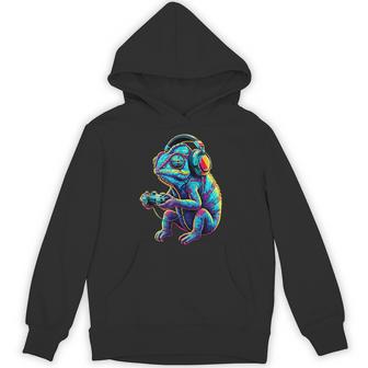Chameleon Gaming Animal Video Games Chameleon Hoodie - Thegiftio UK