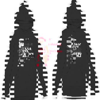 I Check It Once Then I Check It Twice Santa 1989 Christmas Hoodie - Monsterry