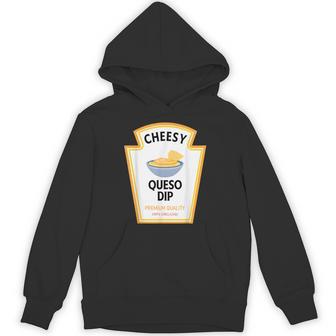Cheesy Queso Dip Condiment Costume Party Matching Hoodie - Thegiftio UK