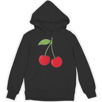 Cherry Pocket Cherries Fruit Hoodie - Thegiftio UK
