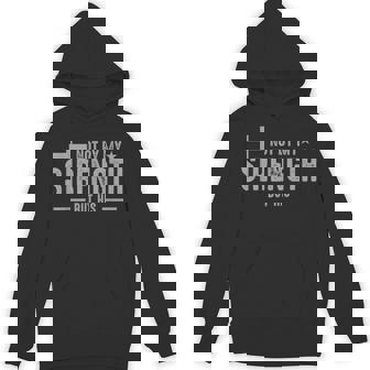 Christians Jesus Cross God Not By My Strength But His Small Black Hoodie - Thegiftio