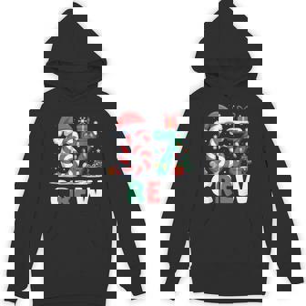 Christmas 67 Crew Brainrot Candy Cane Lights Holiday Hoodie - Thegiftio