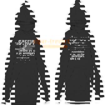 Cigar-Trovert Cigar Smoking Humor Definition Introvert Hoodie - Monsterry