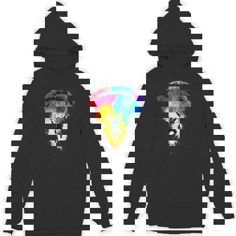 Colorful Skydiving Skydiver Skydive Hoodie - Monsterry