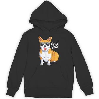 Corgi Dad Pembroke Welsh Corgi Dog Lover Father Hoodie - Thegiftio UK